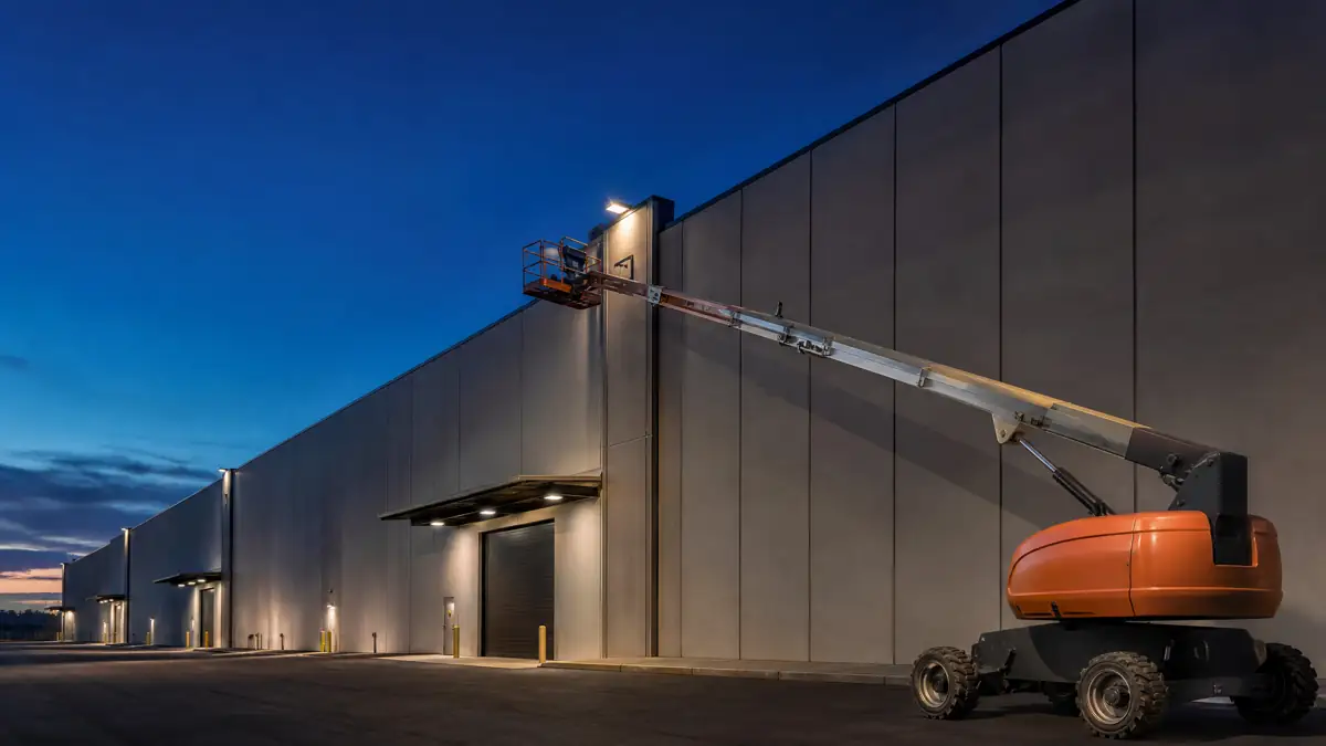 Articulating Boom Lifts jobsite access in Fort Wayne